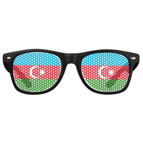 Azerbaijan Flag Retro Sunglasses