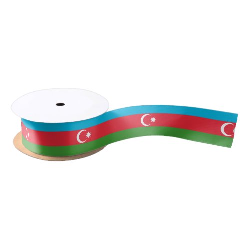 Azerbaijan Flag Satin Ribbon