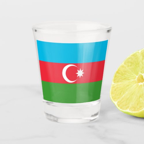 Azerbaijan Flag Shot Glass