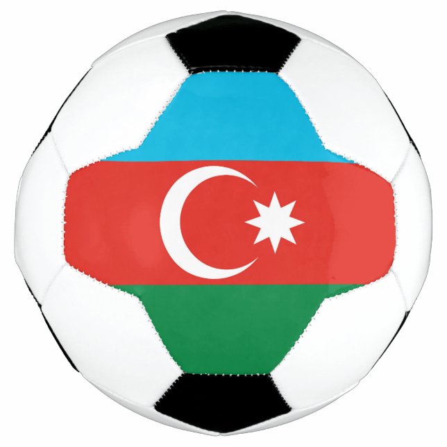 Azerbaijan flag soccer ball (Front)