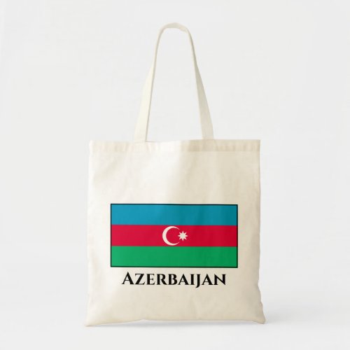 Azerbaijan Flag Tote Bag