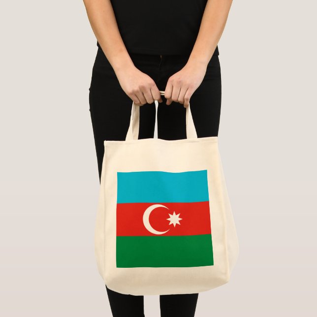 Azerbaijan flag tote bag (Front (Product))