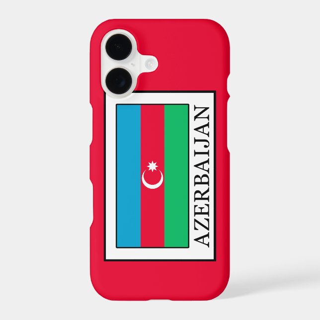 Azerbaijan Iphone Case (Back)