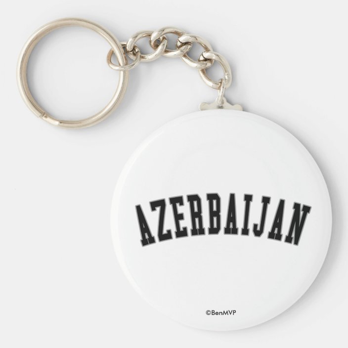 Azerbaijan Key Chain