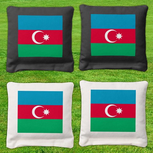 Azerbaijan patriotic bags Azerbaijan Flag Cornhole Bags