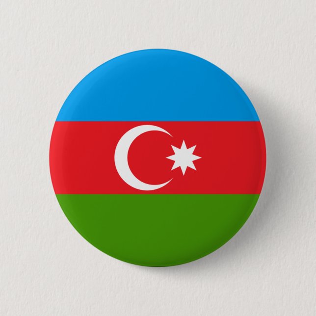 Azerbaijan Pinback Button (Front)