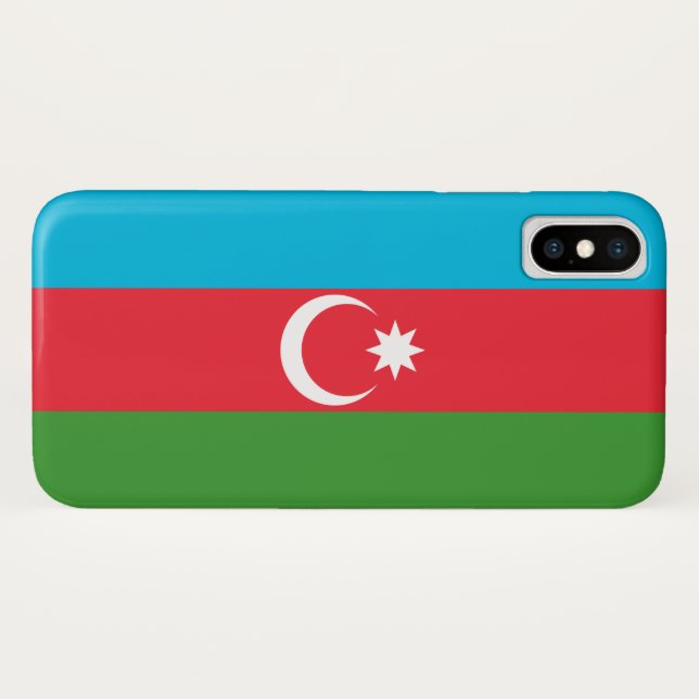 Azerbaijani Flag (Azerbaijan) Case-Mate iPhone Case (Back (Horizontal))