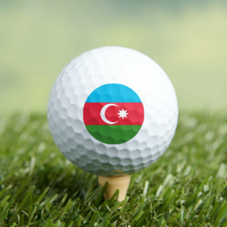 Azerbaijani Flag, Flag of Azerbaijan Golf Balls