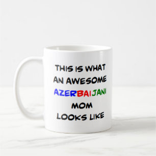 azerbaijani mom, awesome coffee mug