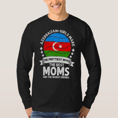 Azerbaijani Mom Mothers Day Mama Azerbaijani Ameri T_Shirt