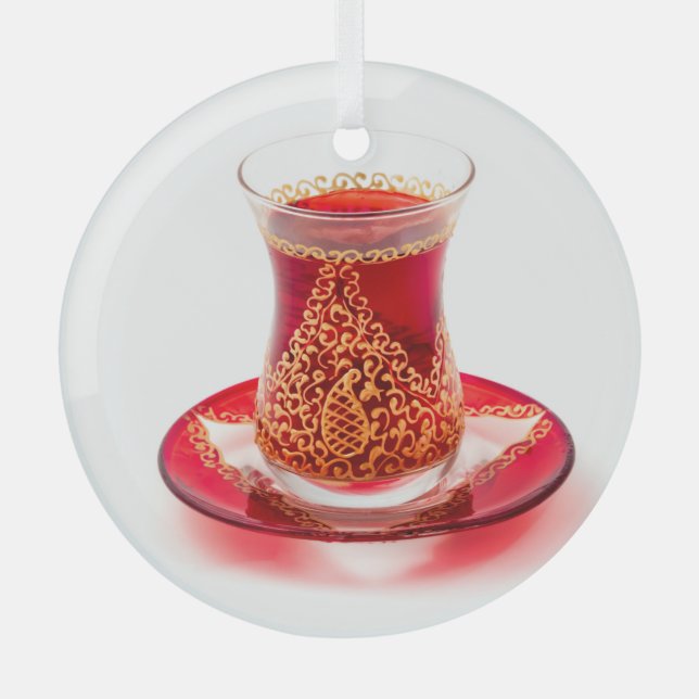 Azerbaijani tea glass ornament (Front)