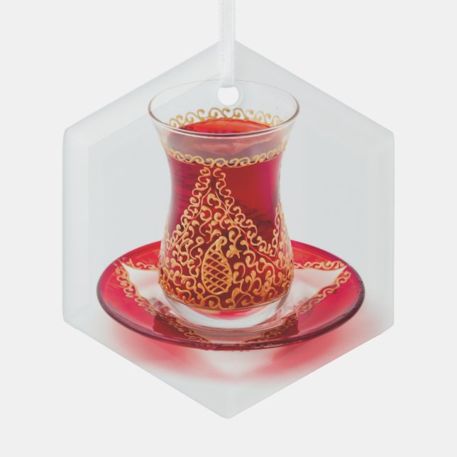 Azerbaijani tea glass ornament (Front)
