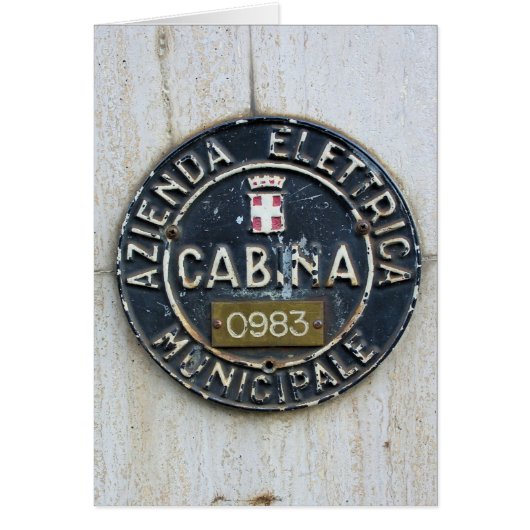 Azienda Electrica Municipale Cabina -Milano, Italy (Front)