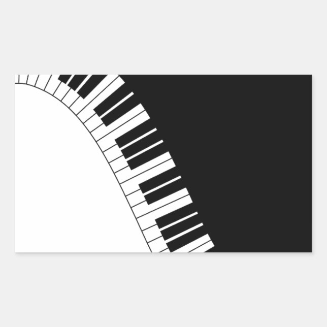 Aziza Keyboard Instruments Rectangular Sticker (Front)