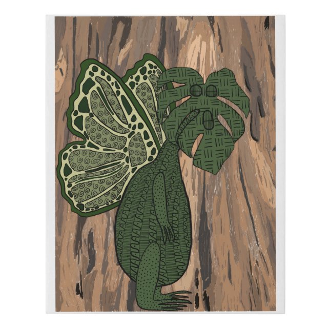 Aziza Nō 2 Faux Canvas Print (Front)