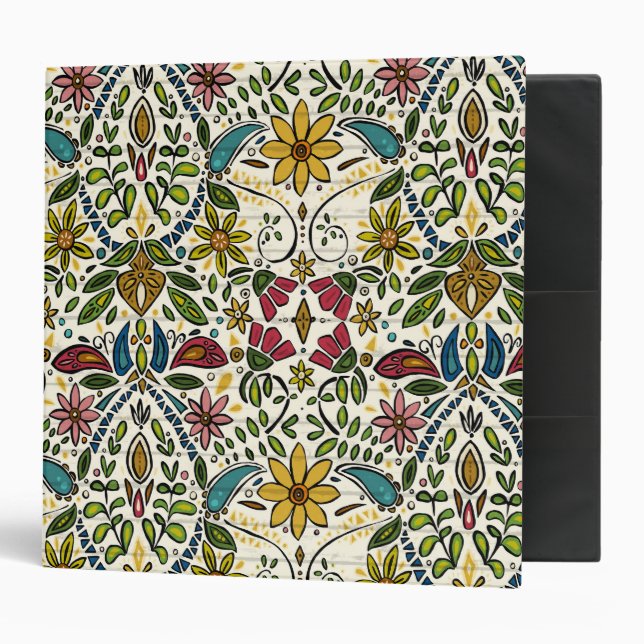 aziza pearl 3 ring binder (Front/Inside)
