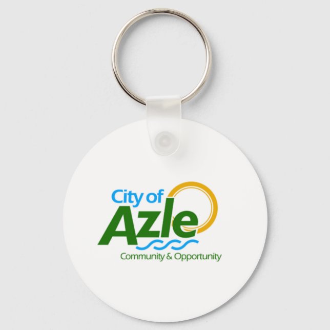AZLE TEXAS KEYCHAIN (Front)