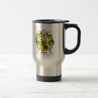 Aznar Family Crest Travel Mug