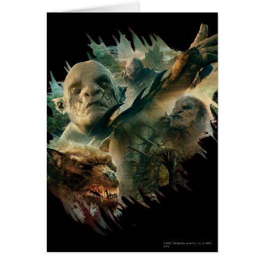 Azog, Narzug, and Bolg Graphic Cards (Front)