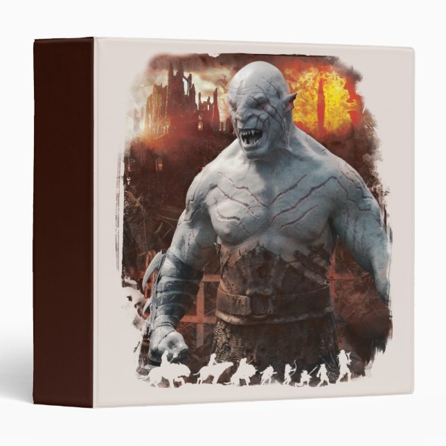 Azog & Orcs Silhouette Graphic Binder (Front/Spine)