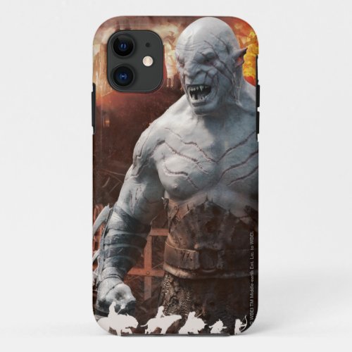 Azog  Orcs Silhouette Graphic iPhone 11 Case