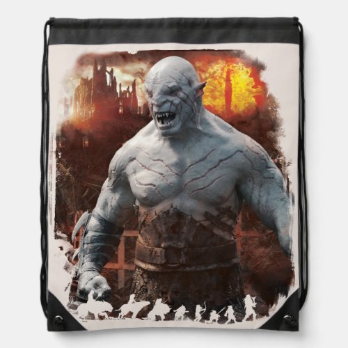 Azog  Orcs Silhouette Graphic Drawstring Bag