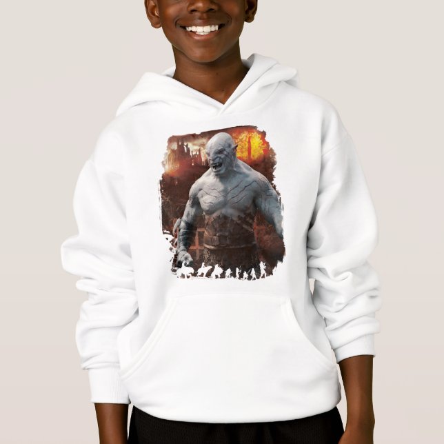 Azog & Orcs Silhouette Graphic Hoodie (Front)