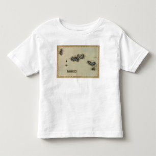Azore Islands Atlas Map Toddler T-shirt