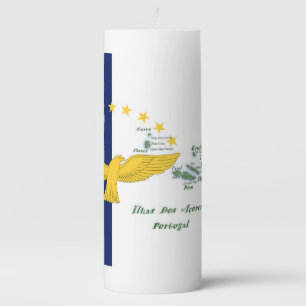 Azorean designs pillar candle