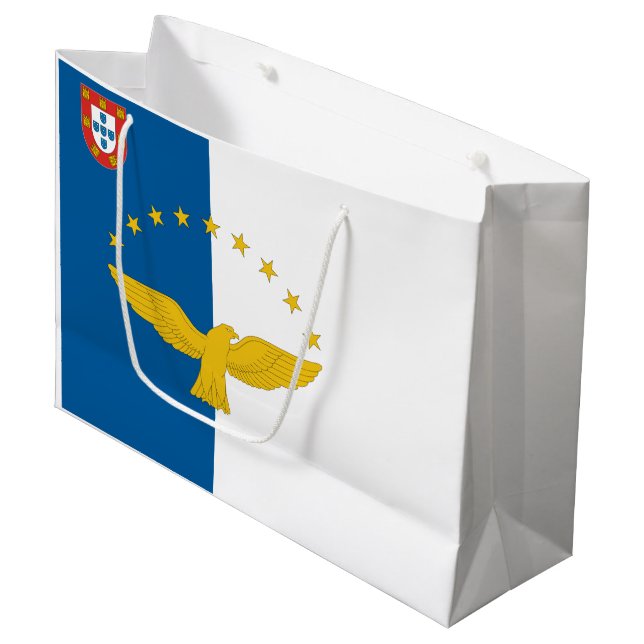 Azorean Flag Totally Large Gift Bag (Front Angled)