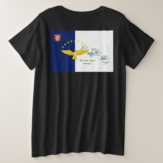 Azorean Plus Size T-Shirt (Design Back)