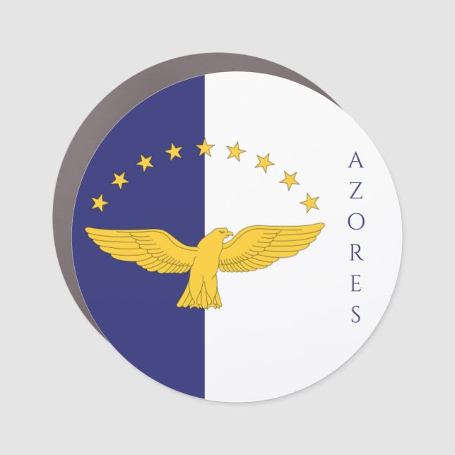 azores car magnet (Front)