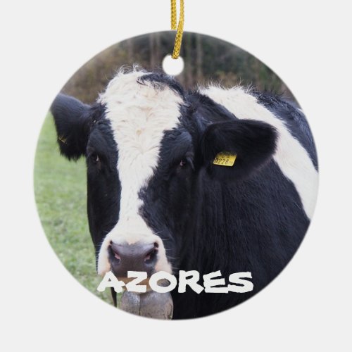 Azores Cow Whale Christmas Ornament