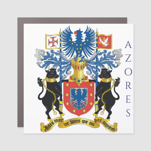 azores emblem car magnet (Front)