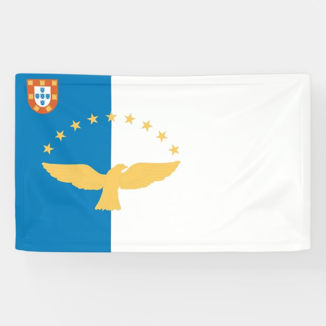 Azores Flag Banner (Horizontal)