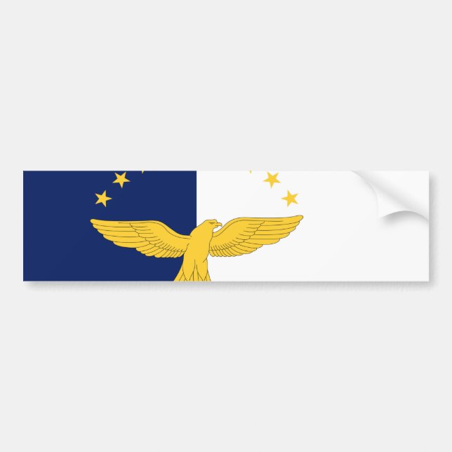 Azores Flag Bumper Sticker (Front)