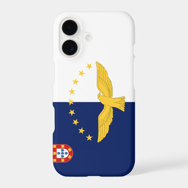 Azores Flag Case-Mate iPhone Case (Back)