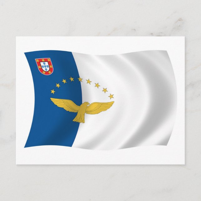 Azores Flag Postcard (Front)