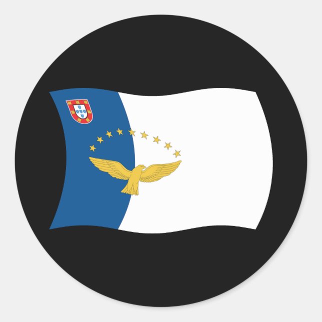 Azores Flag Sticker (Front)