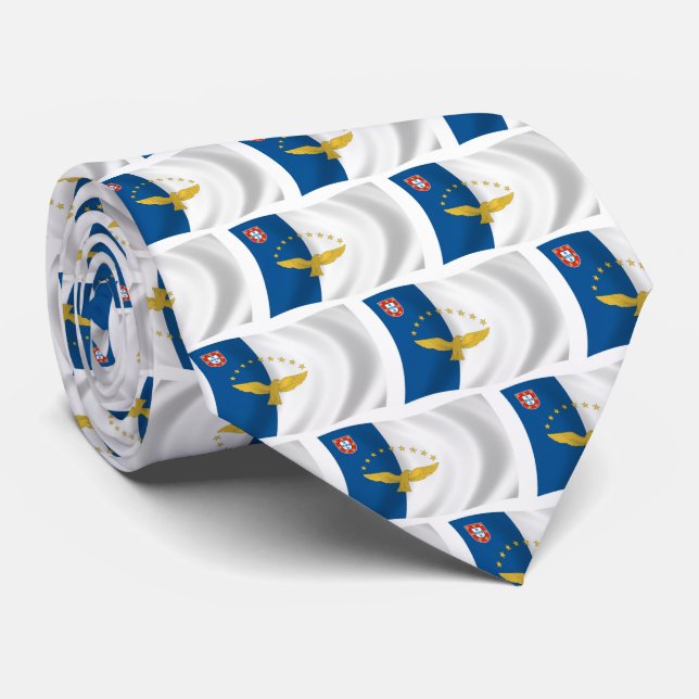 Azores Flag Tie (Rolled)