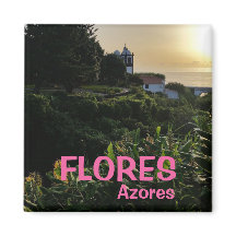 Azores: Flores Panoramic Kitchen Magnet