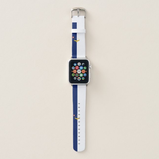 Azores islands flag Apple Watch Band (Front)