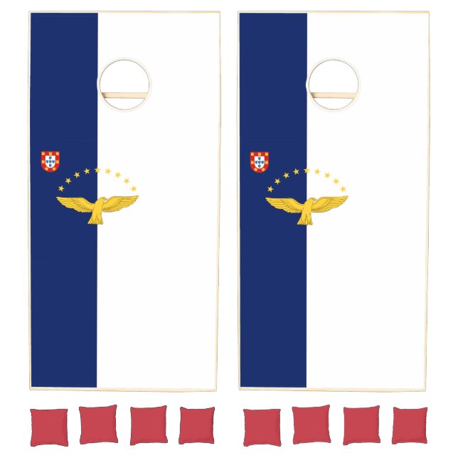 Azores islands flag Cornhole Set (Set)