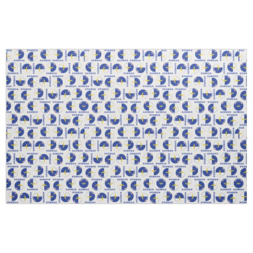 Azores islands flag fabric