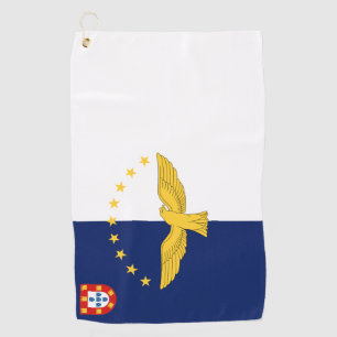 Azores islands flag Golf Towel