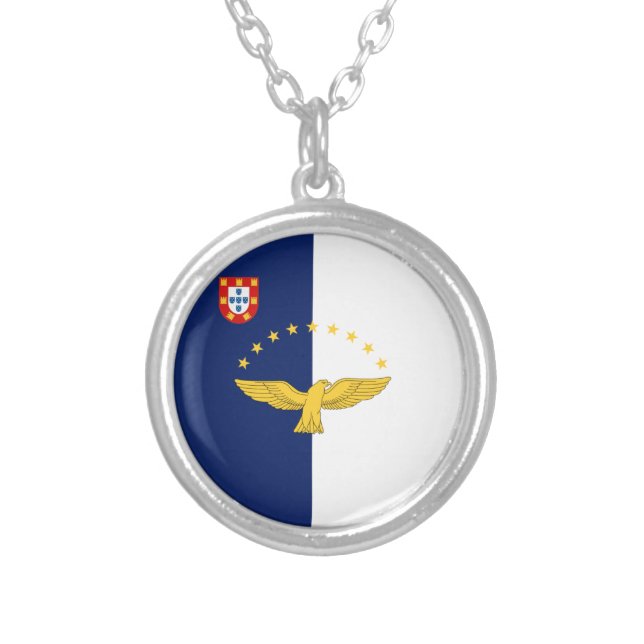 Azores islands flag Necklace (Front)