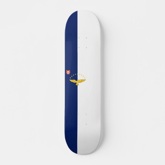 Azores islands flag Skateboard (Front)