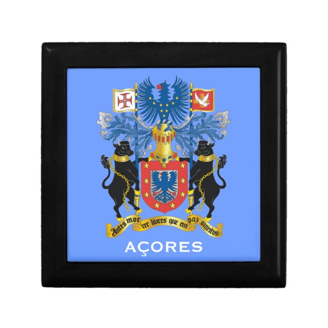 Azores* Islands Jewelry Box Caixa dos Acores (Front)