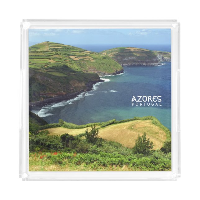 Azores Islands photo, Portugal Acrylic Tray (Front)