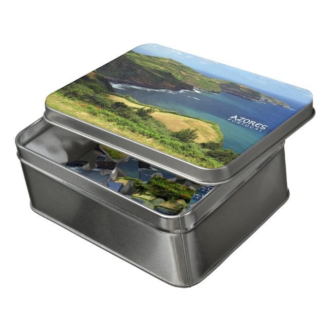Azores islands photo, Portugal Jigsaw Puzzle (Lid Open)